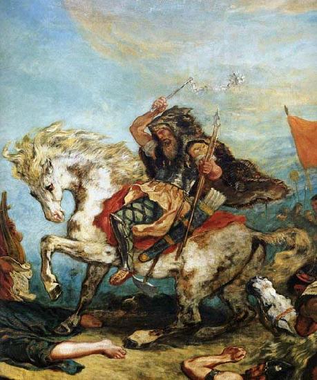 Eugene Delacroix Attila and his Hordes Overrun Italy and the Arts China oil painting art